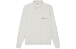 Fear of God Essentials SS21 Long Sleeve French Terry Polo Shirt 'Light Heather Oatmeal' FOG-SS21-600