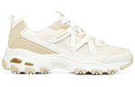 (WMNS) Skechers DLites 'Khaki White' 896079-WNT