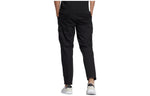 Men's adidas neo Casual Pocket Solid Color Stripe Sports Pants/Trousers/Joggers Black HC9671