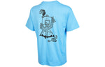 Men's Nike Cartoon Pattern Printing Casual Round Neck Short Sleeve Blue T-Shirt DR8915-412
