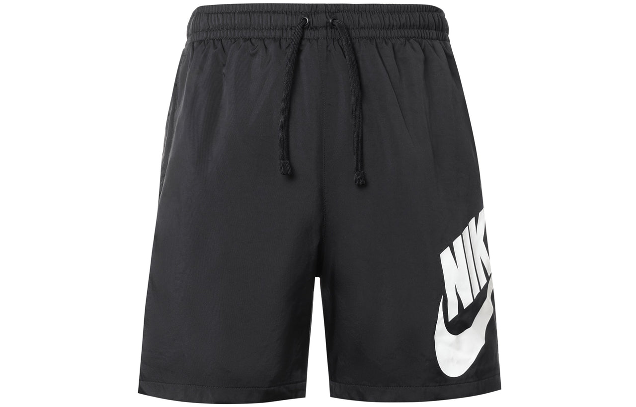Nike Casual Sports Large Logo Woven Sports Shorts Black CV9303-010