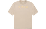 Fear of God Eternal Logo Flocked Crewneck T-Shirt 'Tan Orange' FGE50-001AJER-122