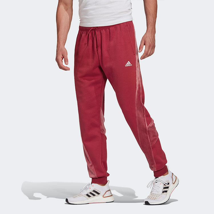 adidas Velvet Pant M Casual Training Sports Bundle Feet Long Pants Pink H25091