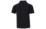 adidas Wj Solid Color Logo Micro Mark Athleisure Casual Sports Short Sleeve Polo Shirt Black HE5164