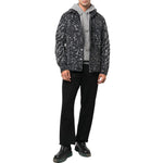 Men's Off-White FW22 Twill Printing Single Breasted Long Sleeves Ordinary Version Black Shirt OMYD027F22DEN0011001