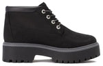 (WMNS) Timberland Stone Street Premium Platform Waterproof Chukka Boots 'Black Nubuck' A5REN