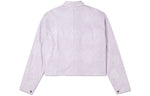 (WMNS) Converse Printing Casual Reversible Short Shirt Jacket Purple 10022421-A01