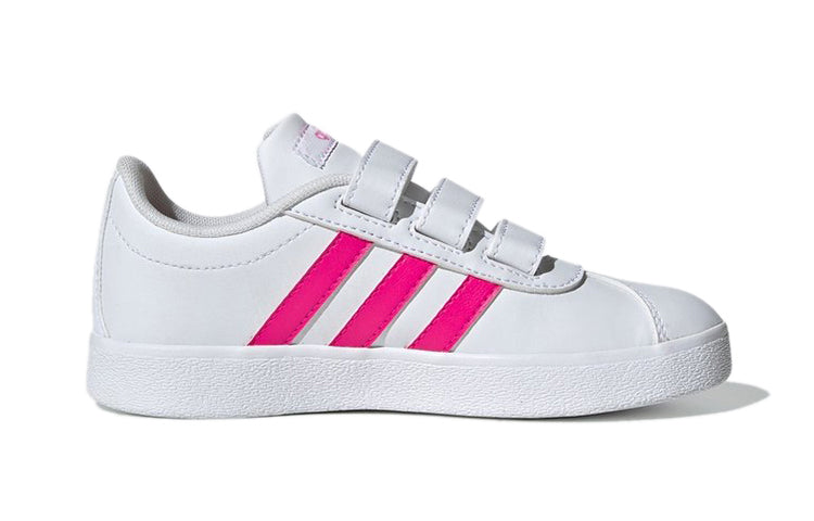 (PS) adidas VL Court 2.0 Cmf 'White Pink' EG3880