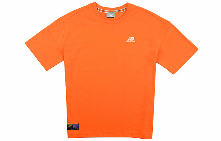 (WMNS) New Balance Athleisure Casual Sports Short Sleeve Orange NEA25012-ORG