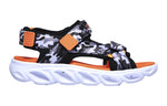 Skechers Hypno Splash Sandals K Black/Orange 400077L-BGOR