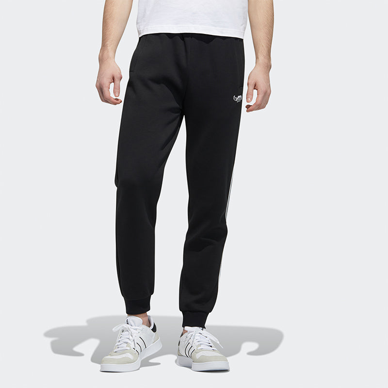 adidas neo M Artist Pant Bundle Feet ribbed Sports Pants Black GL8079