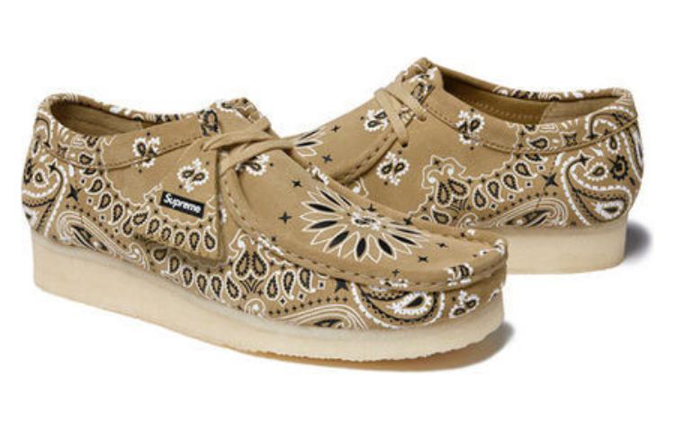 Clarks x Supreme Wallabee Bandana 'Khaki' 26142398