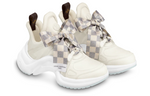 (WMNS) LOUIS VUITTON Archlight 1.0 Sneakers 'Cream White with Plaid Ribbon' 1AB43V