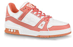 LOUIS VUITTON Trainer Sneakers 'Peach White' 1A8KC8