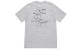 Supreme SS19 Buju Banton Tee Reggae Character Printing Short Sleeve Unisex Gray SUP-SS19-10458