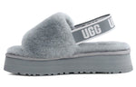 (WMNS) UGG Disco Slide Cozy Thick Sole Casual Slipper Gray 1112258-AFG