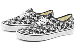 Vans Authentic Retro Casual Skate Shoes Unisex Black White Grid Printing  VN0A5KS96U6