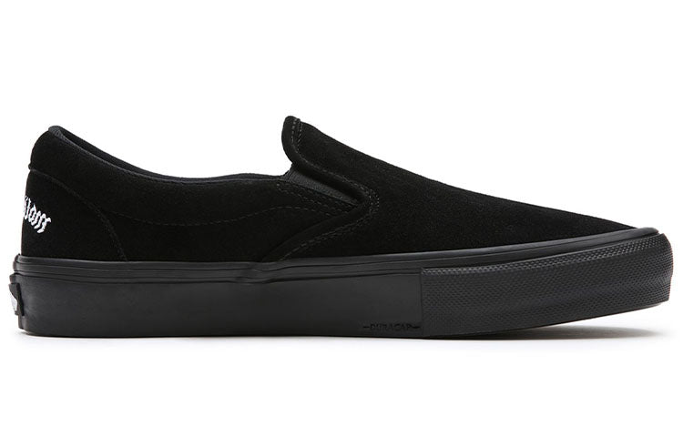 Motorhead x Vans Skate Slip-On 'Black White' VN0005V6BKA