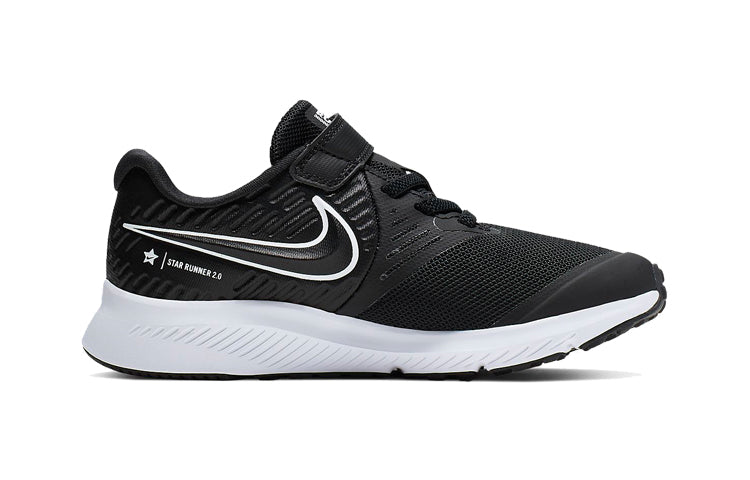 (PS) Nike Star Runner  2 Velcro 'Black' AT1801-001