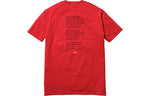 Supreme FW17 Scarface Shower Tee Red Crossover Printing Short Sleeve Unisex SS18-0219
