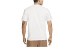 Men's Nike Landscape Logo Printing Round Neck Casual Short Sleeve White T-Shirt DQ1020-100
