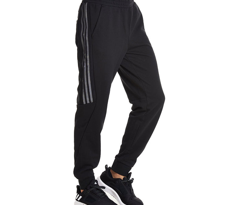 adidas neo Stripe Casual Bundle Feet Sports Pants Black CD1652