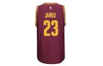 adidas SW Cleveland Cavaliers LeBron James Jersey 'Red Yellow' A61199