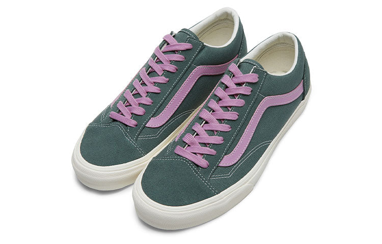 Vans Style 36 Casual Fashion Skate Shoes Unisex Green Purple VN0A3DZ3BOC