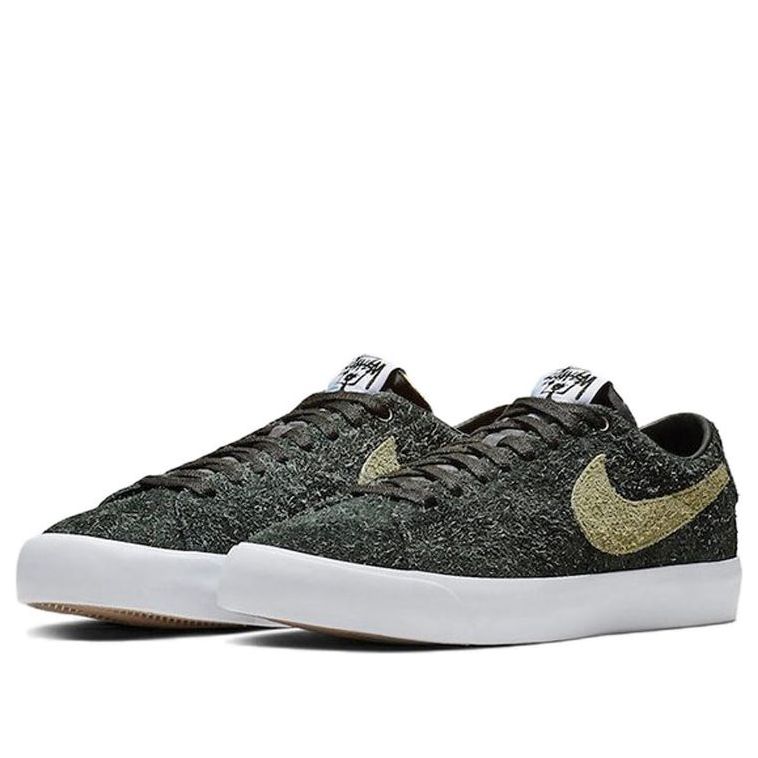 Nike x Stussy SB Blazer Low 'Palm Green' BQ6449-001
