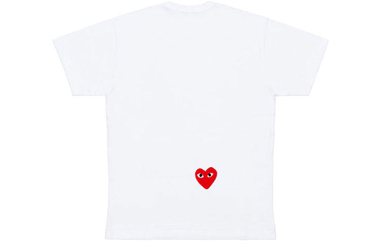 COMME des GARCONS PLAY x Nike Crossover play together Series Round Neck Short Sleeve Tee 'White' AE-T402-051-1