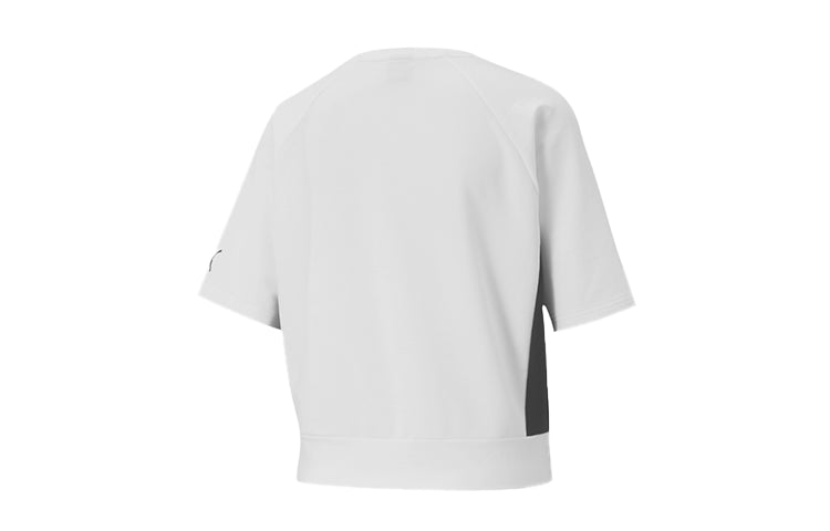 (WMNS) PUMA Morden Sports Short Sleeve White 585291-02