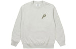 PALACE Unisex Logo Round-neck Sweatshirt Grey P20CS007