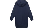 (WMNS) KENZO FW20 Logo Embroidered Fleece Lined hooded Long Sleeves Hoodie Navy Blue FA62RO7724MO-76