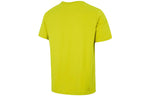 Men's adidas Alphabet Logo Printing Round Neck Short Sleeve Yellow T-Shirt HE9938