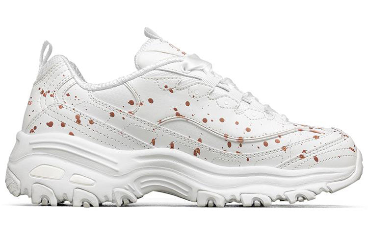 (WMNS) Skechers D'Lites 1.0 'White Gold' 149901-WGD