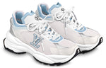 (WMNS) LOUIS VUITTON Run 55 Sneakers 'White Blue' 1ABVII