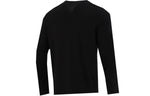 PUMA Logo Print Training Sports Breathable Round Neck Long sleeve T Shirt Men s Black 589027-01
