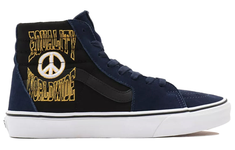 Vans Unisex Take A Stand SK8-HI High-Top Sneakers Blue/Black VN0A32QG9YJ