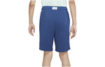 Men's Air Jordan Logo Printing Loose Drawstring Casual Shorts Glacier Blue DV5030-486