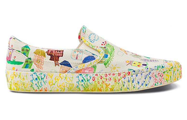 Vans Slip-On Classic 98 DX x Collina Strada  'White Yellow Blue' VN0A7Q58BMC