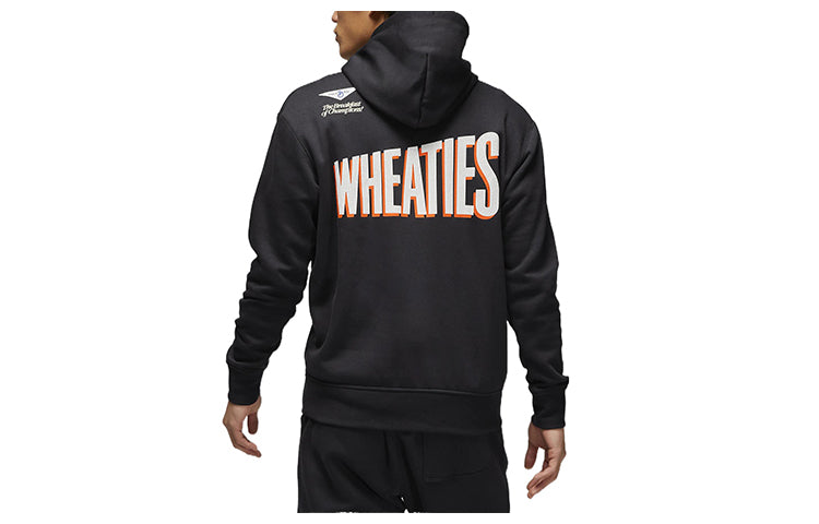 Air Jordan Wheaties Hoodie 'Black' DV7577-010