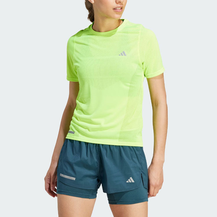 (WMNS) adidas Ultimate Knit T-Shirt 'Green' IM1863