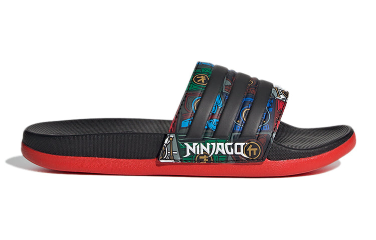 (PS) adidas x Lego Adilette Comfort K 'Black Red' FY8835