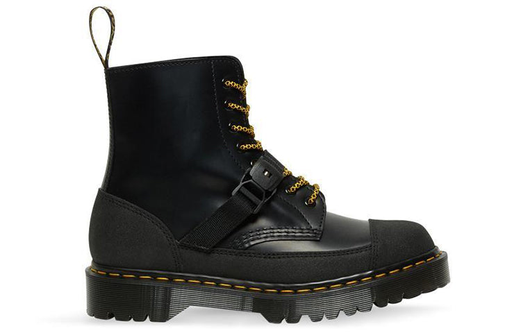 Dr.Martens 1460 Bex Tech Made in England Leather Lace Up Boots 'Black' 26881001