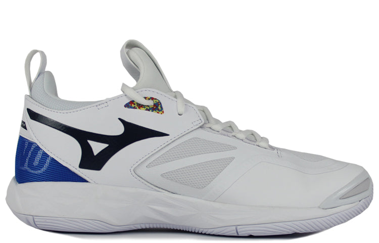 Mizuno Wave Momentum 2 'White Black Blue' V1GA211200