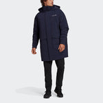 adidas Terrex Xplr Dwn Parka Sports Outdoor Hooded Down Jacket Men's Dark Blue GE9931