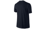 Men's Nike Basketball Is My Girl Friend Slogan Logo Printing Solid Color Round Neck Short Sleeve Black 816084-010