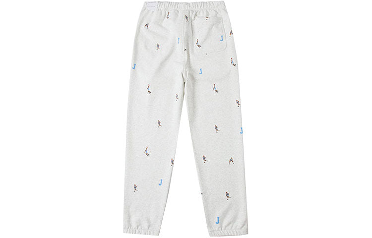Air Jordan Essentials Funny Pattern Knit Bundle Feet Sports Pants 'White' DH3520-141