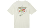 Men's Nike Multi-Color Printing Logo Round Neck Short Sleeve White T-Shirt DV5622-902