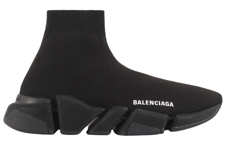 (WMNS) Balenciaga Speed 2 Trainer Knit 'Black' 617196W17011013